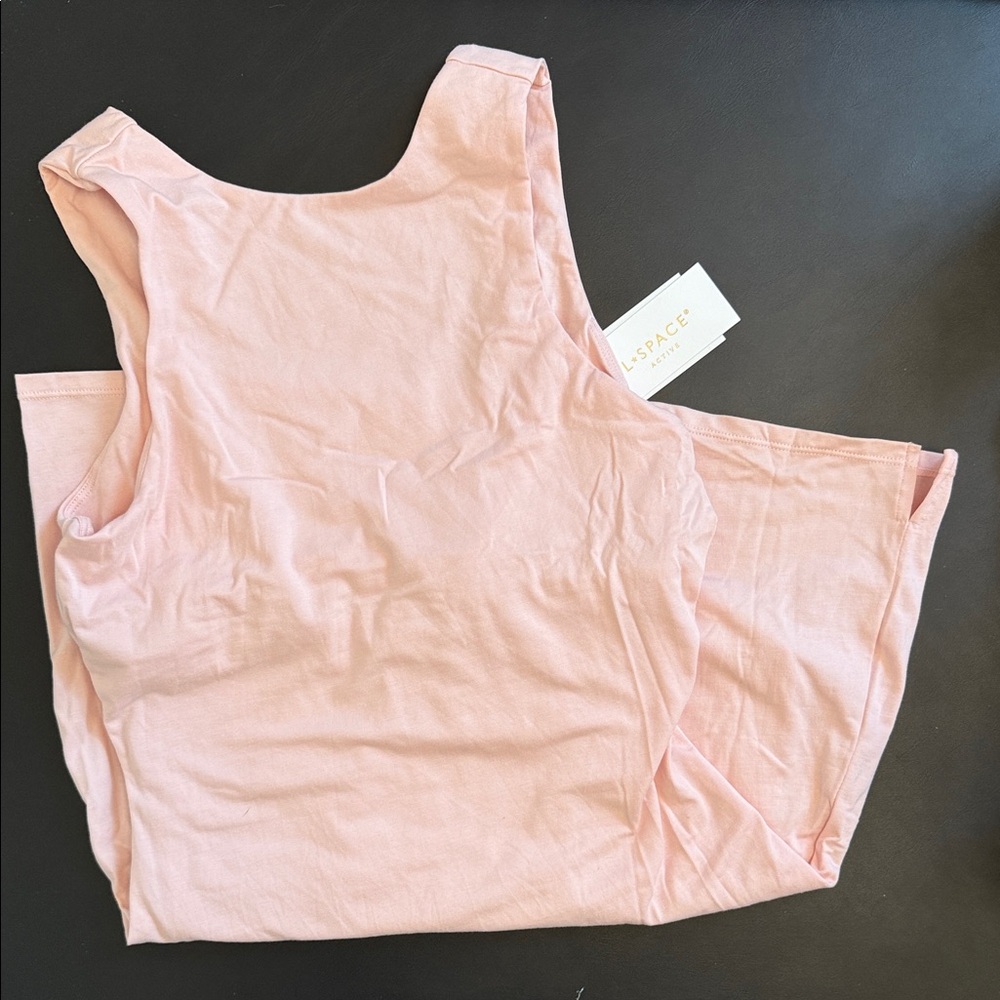 l*space Pale Pink Scoop tennis dress